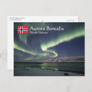 Northern Lights Norway Postcard