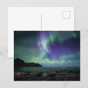Northern Lights Norway Postcard