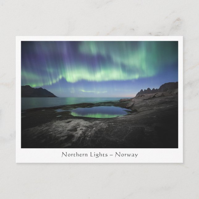 Northern Lights Norway Postcard (Front)
