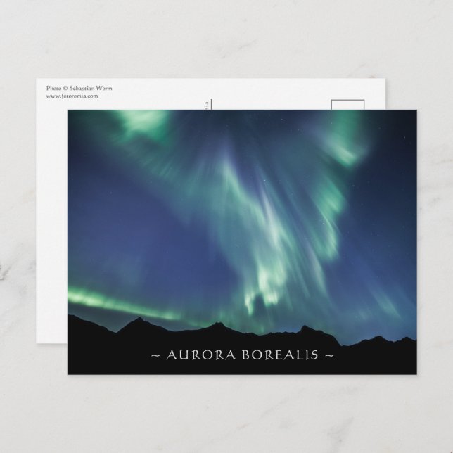 Northern Lights Norway Postcard (Front/Back)