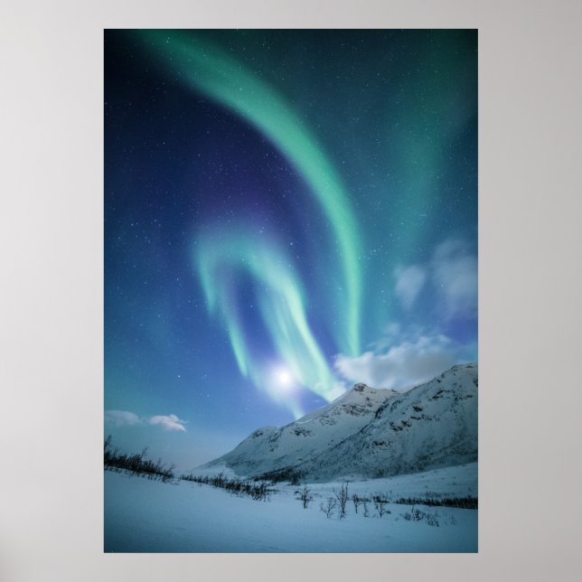 Northern Lights Norway Poster (Front)