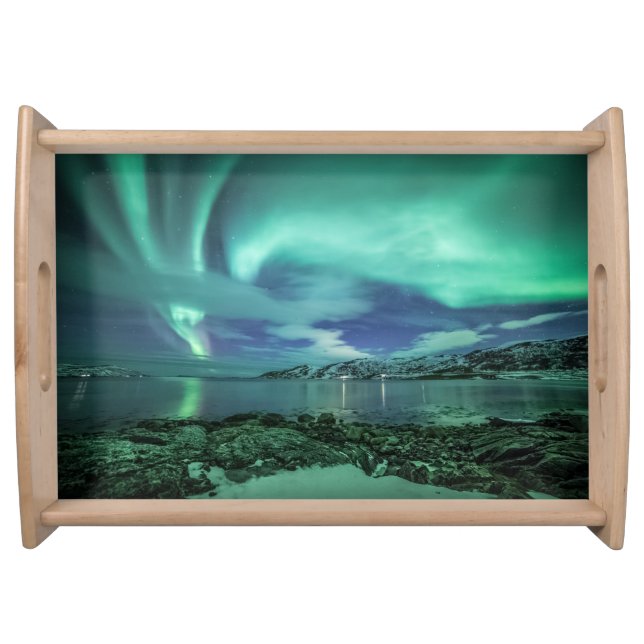 Northern Lights Norway Serving Tray (Front)