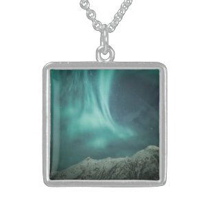 Northern Lights Norway Sterling Silver Necklace