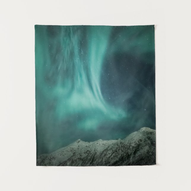 Northern Lights Norway Tapestry (Front)