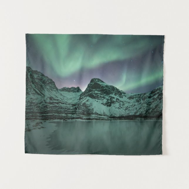 Northern Lights Norway Tapestry (Front (Horizontal))