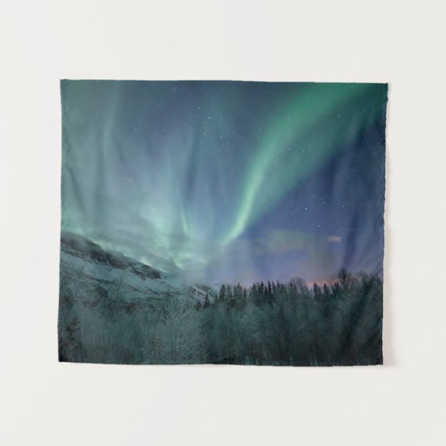 Northern Lights Norway Tapestry (Front (Horizontal))