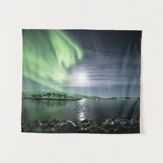 Northern Lights Norway Tapestry (Front (Horizontal))