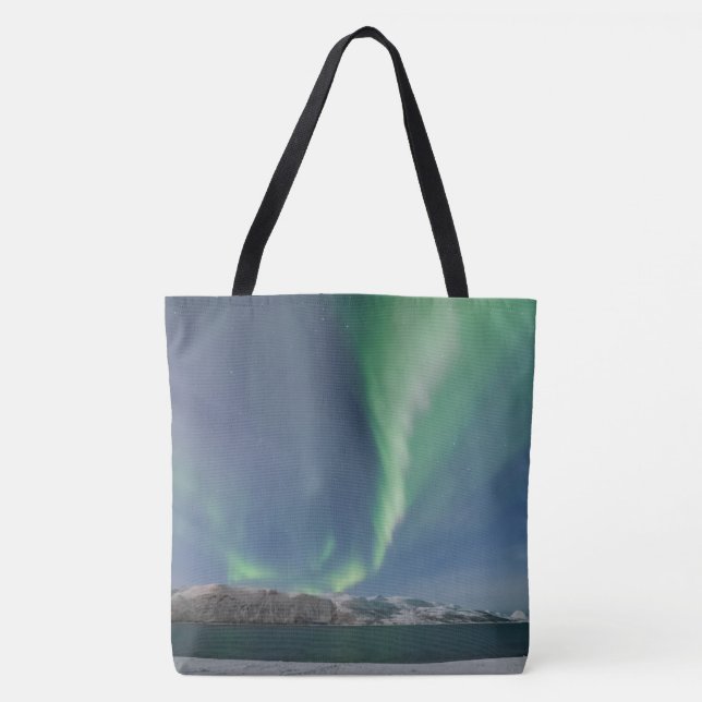 Northern Lights Norway Tote Bag (Front)