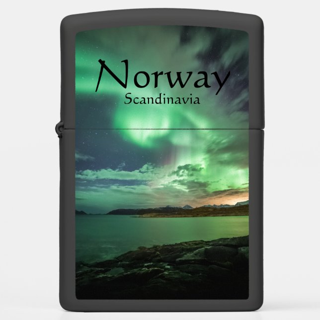 Northern Lights Norway Zippo Lighter (Front)