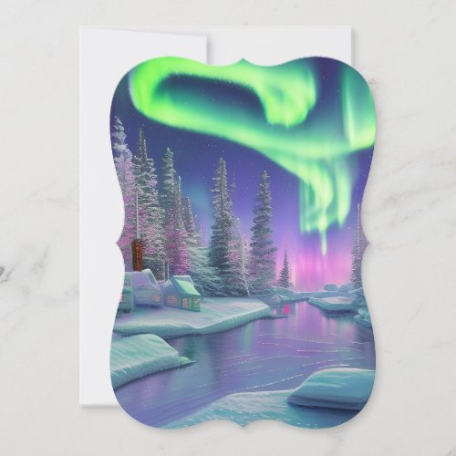 Northern Lights Note Card