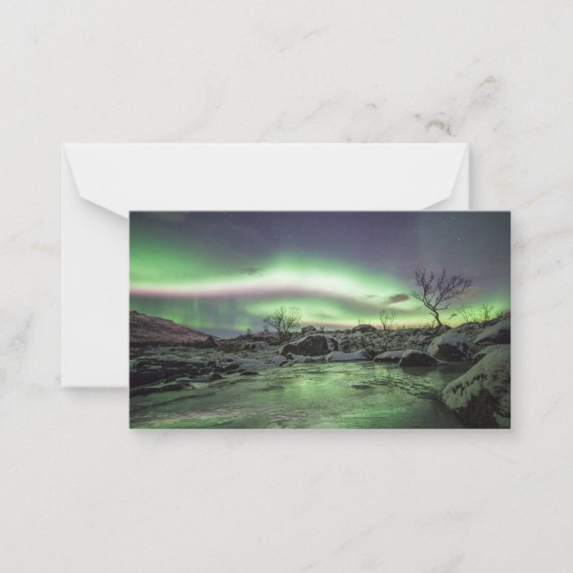 Northern Lights Note Card (Front)