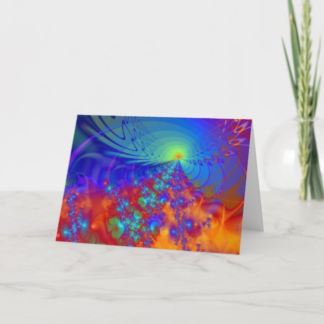 "Northern Lights Number Two"  ~  Greeting Card (Front)