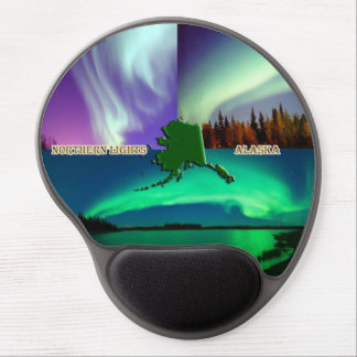 Northern Lights of Alaska Collage Gel Mouse Pad