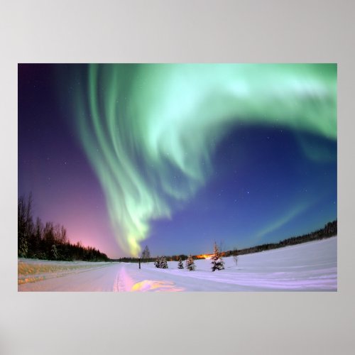 Northern Lights of Alaska Photograph Poster