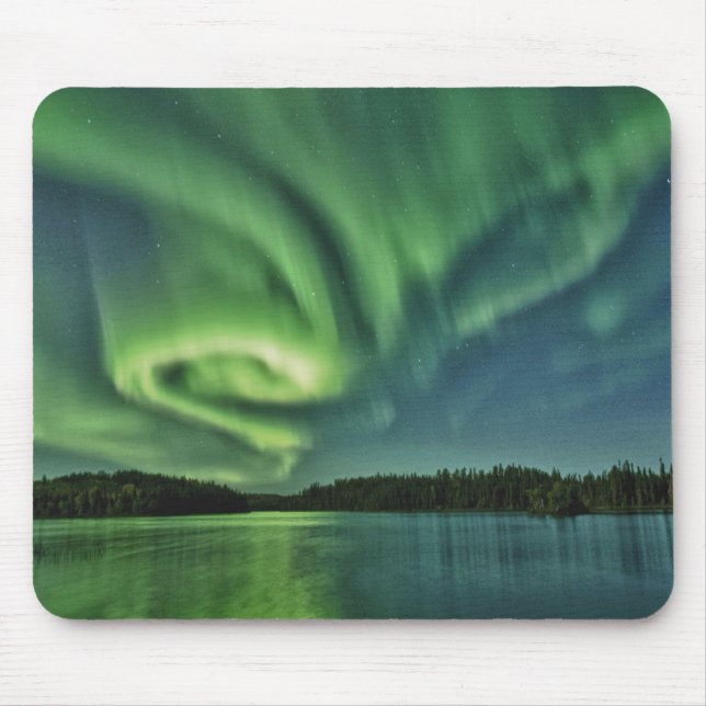 Northern Lights on the Lake Mousepad (Front)