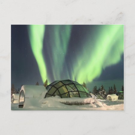 Northern Lights Over Finland Postcard