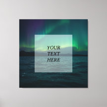 Northern Lights Over Water – Personalized Scenic D