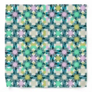 Northern Lights patchwork Bandana