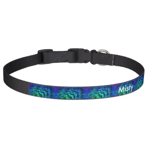 Northern Lights Personalized Dog Collar