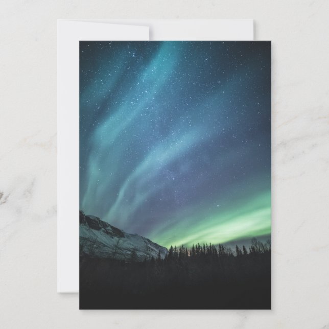 Northern Lights Photo Card (Front)