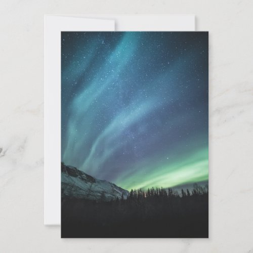 Northern Lights Photo Card