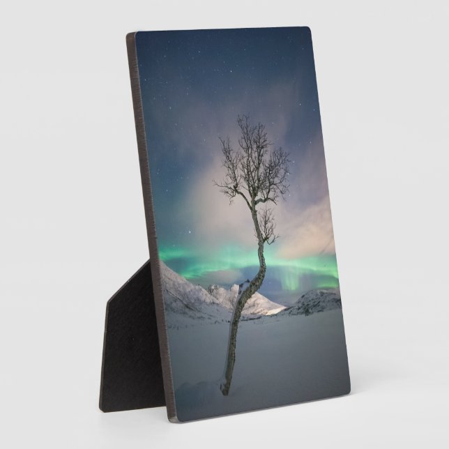 Northern Lights Photo Plaque (Side)