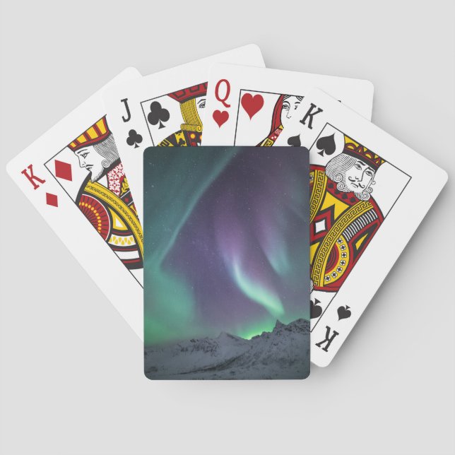 Northern Lights Photo Poker Cards (Back)