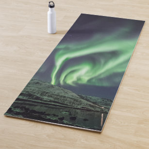 Northern Lights Photo Yoga Mat