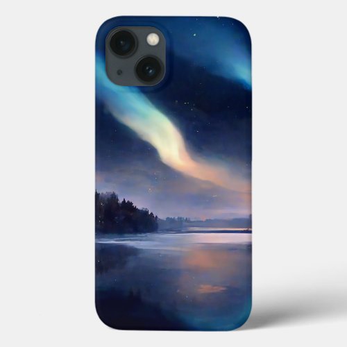 Northern Lights Print Aurora Borealis Mobile Case
