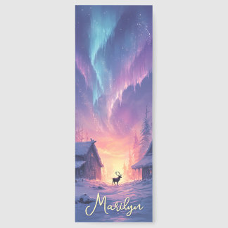 Northern Lights Retreat - Reindeer in Snow Bookmarks