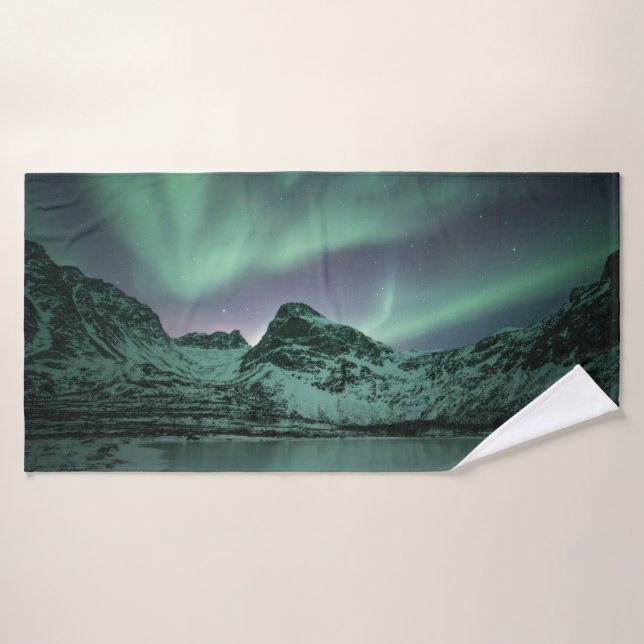 Northern Lights Scandinavia Bath Towel (Bath Towel)