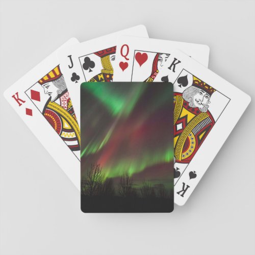 Northern Lights  Scandinavia Iceland Playing Cards