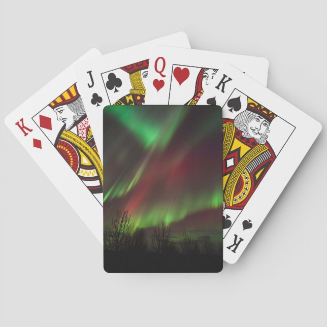 Northern Lights | Scandinavia, Iceland Poker Cards (Back)