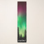 Northern Lights Scarf | Is That Steve?<br><div class="desc">If you happen to be in Canada on a clear night, look to the stars and maybe you’ll see it: a strip of light stretching from east to west, all the way from the banks of Hudson Bay to the fjords of British Columbia. Is it a wayward piece of the...</div>