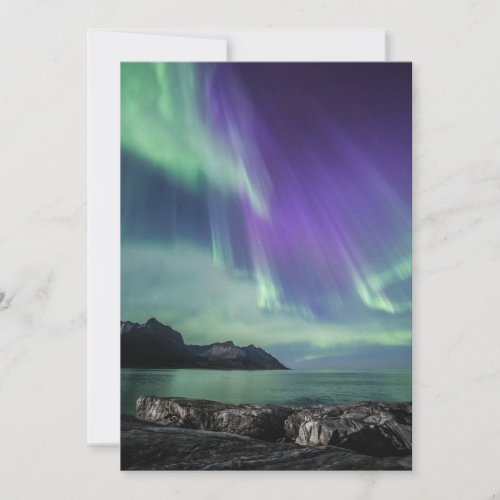 Northern Lights Senja Card