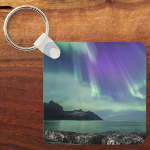 Northern Lights Senja Keychain