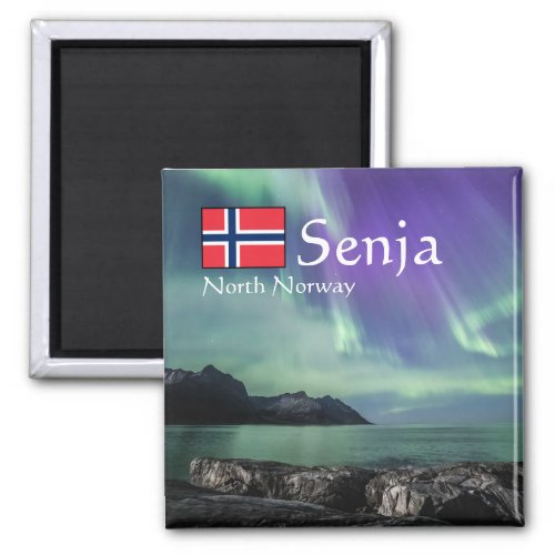 Northern Lights Senja Magnet