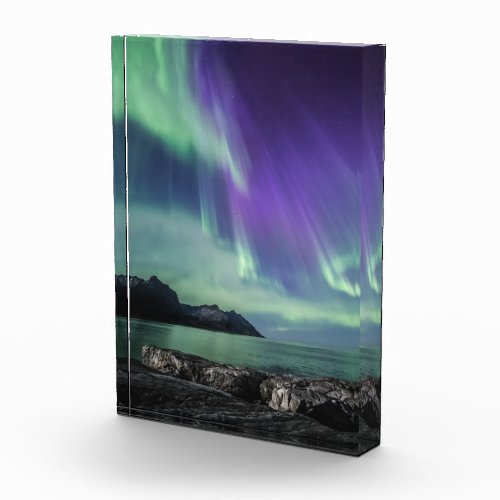 Northern Lights Senja Photo Block