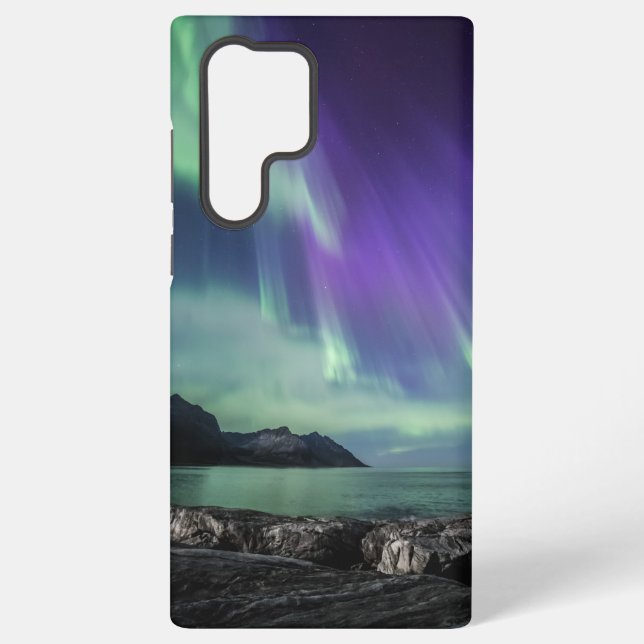 Northern Lights Senja Samsung Galaxy Case (Back)