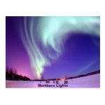 Northern Lights Shine in Alaskan Sky Postcard