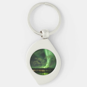 Northern Lights Skibotn Keychain