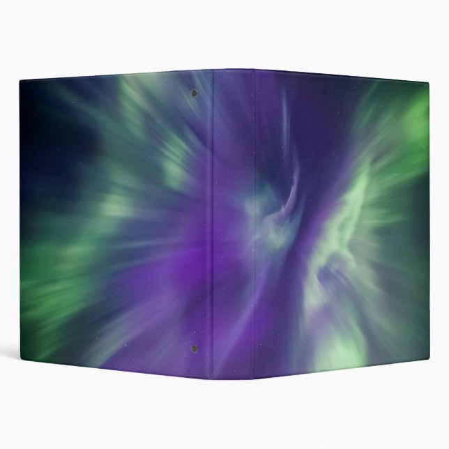 Northern Lights Sky 3 Ring Binder (Background)