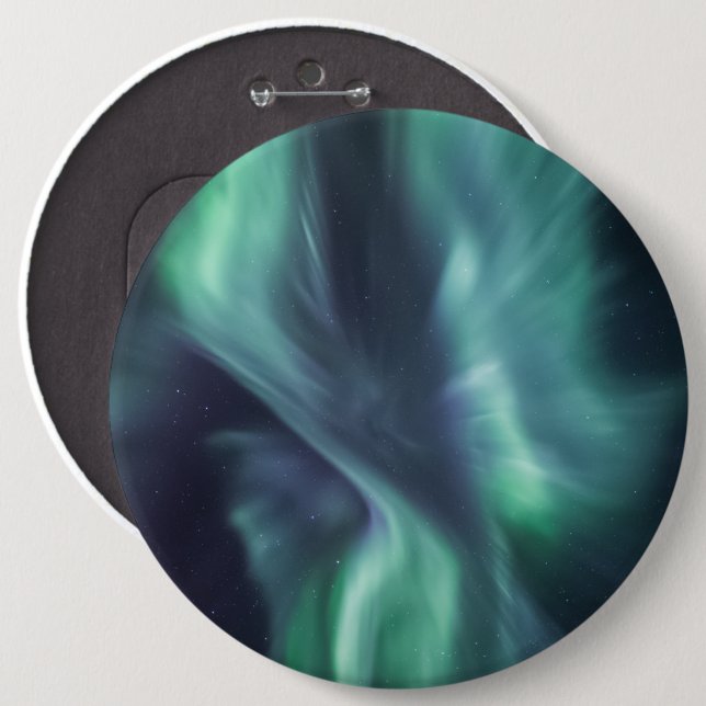 Northern Lights Sky Button (Front & Back)