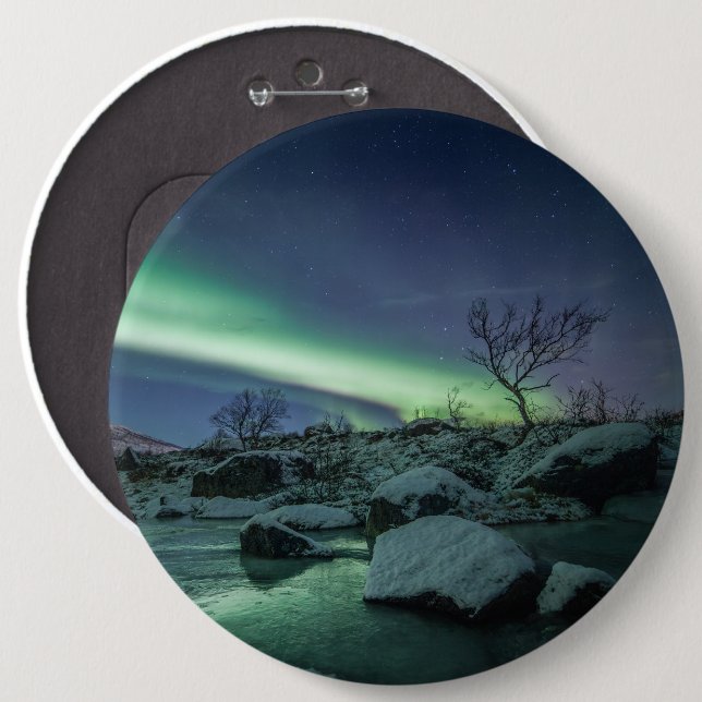 Northern Lights Sky Button (Front & Back)