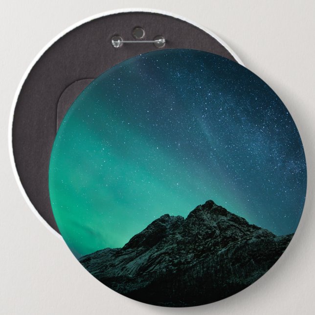 Northern Lights Sky Button (Front & Back)