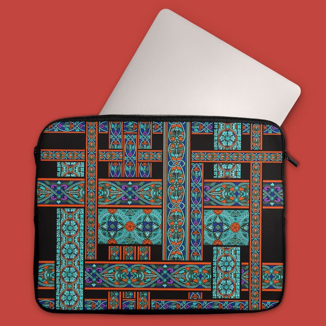 Northern Lights Stained Glass Laptop Sleeve (Creator Uploaded)