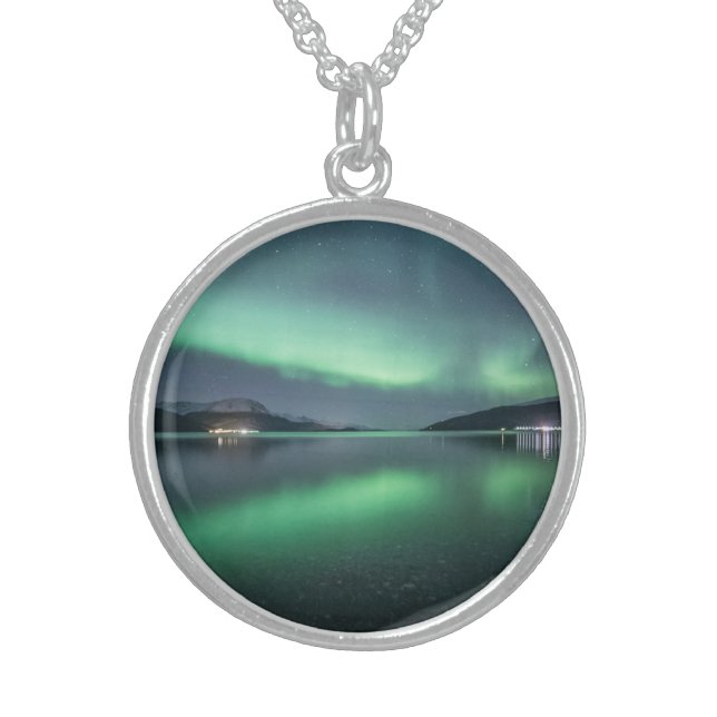 Northern Lights Sterling Silver Necklace (Front)