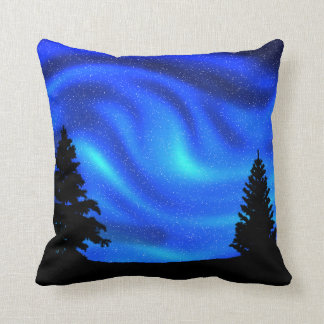 Northern Lights Throw Pillow