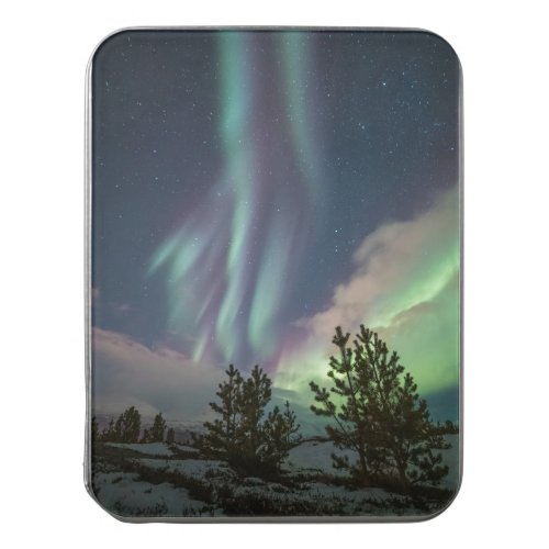 Northern Lights Trees Jigsaw Puzzle