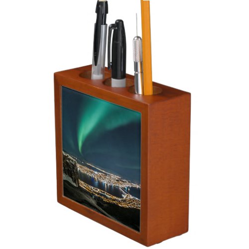 Northern Lights Tromso Desk Organizer